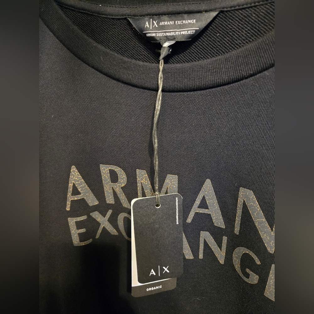 Armani Exchange Black Logo T-Shirt